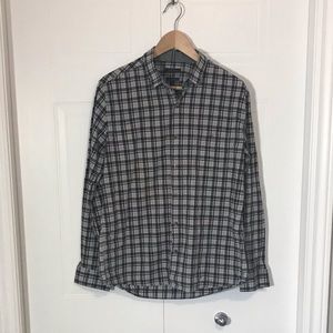 RW&CO- Dress Shirt- Grey, Black and Dark Red
